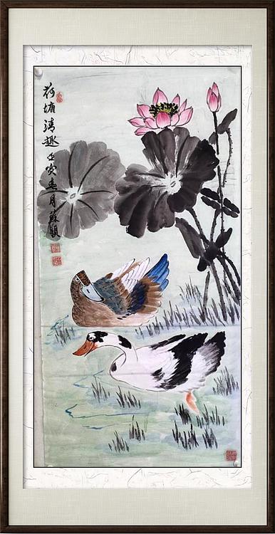 苏颖 荷塘鹤影47