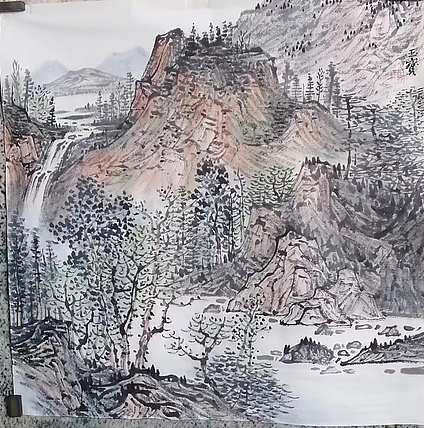 曹玉宝 辽宁曹玉宝山水画新作
