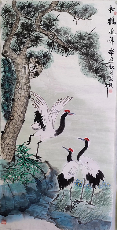 苏颖 松鹤延年120