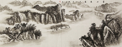 小六尺山水——画家莫桂明