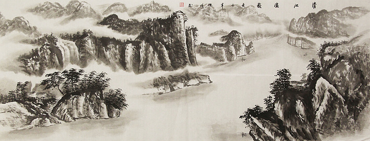 小六尺山水——画家莫桂明