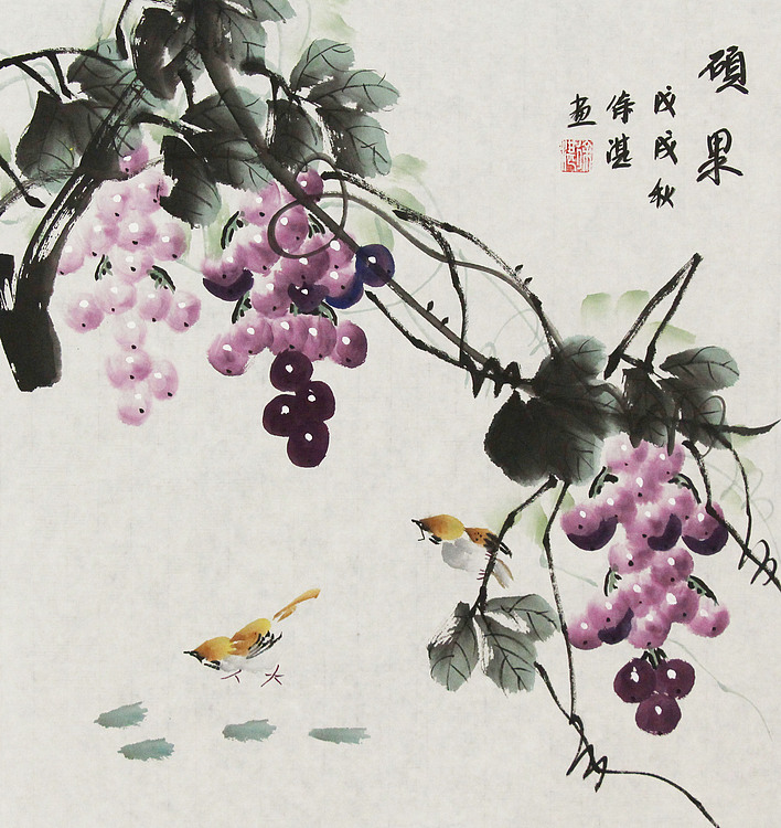 职业画家 国画作品 国画
