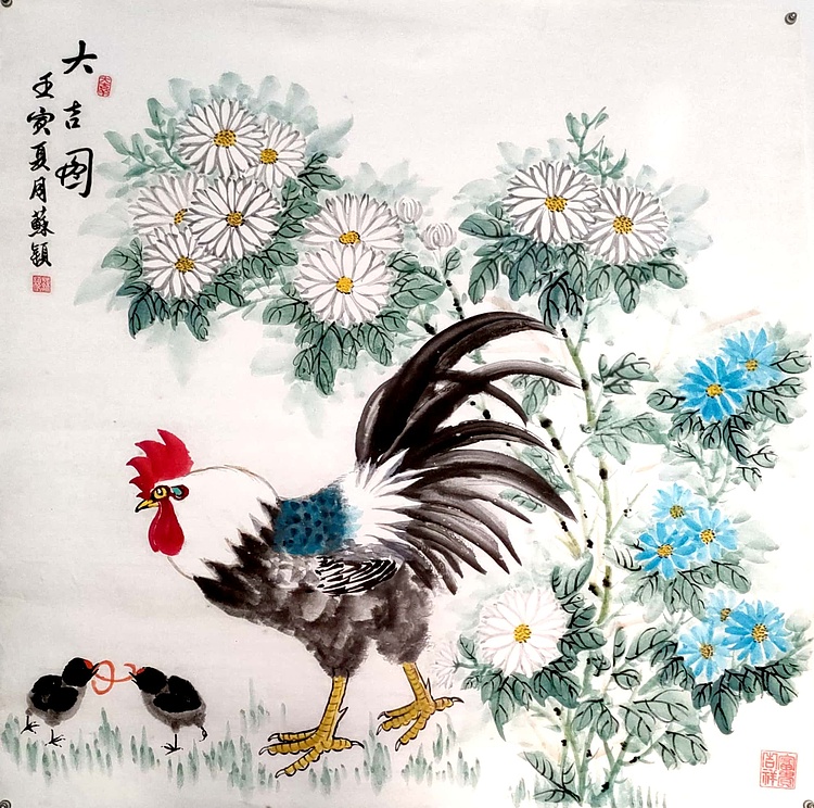苏颖 大鸡图191