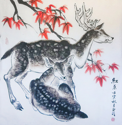 中国美术家协会会员，甘肃省国画院副院长巨潮教授