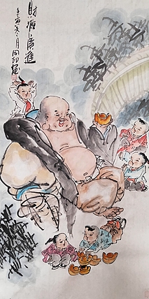 河北省美术家协会会员 侯同印 人物国画作品