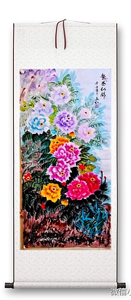 职业书画家 孟红 《繁花似锦》