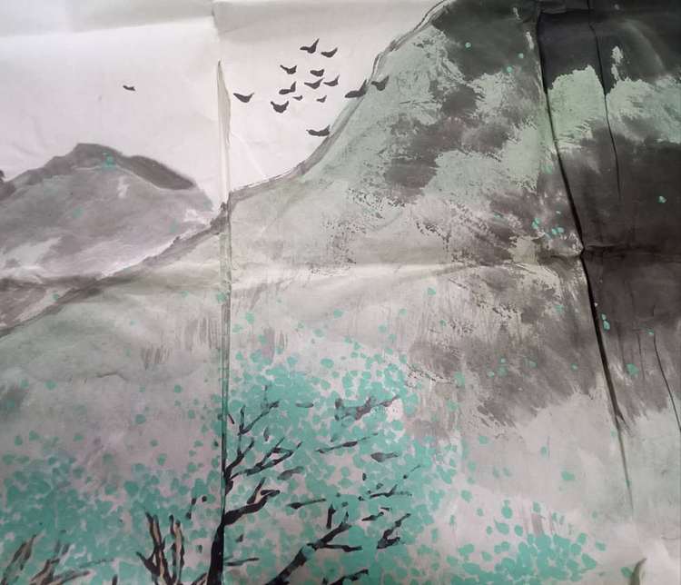 野石 山水