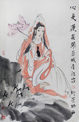 四川省美协理事 中美协会员 德国名人步行街留下手模的女画家&mdash;&mdash;李江