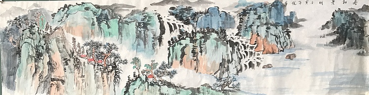 竹溪 山水《春和景明》