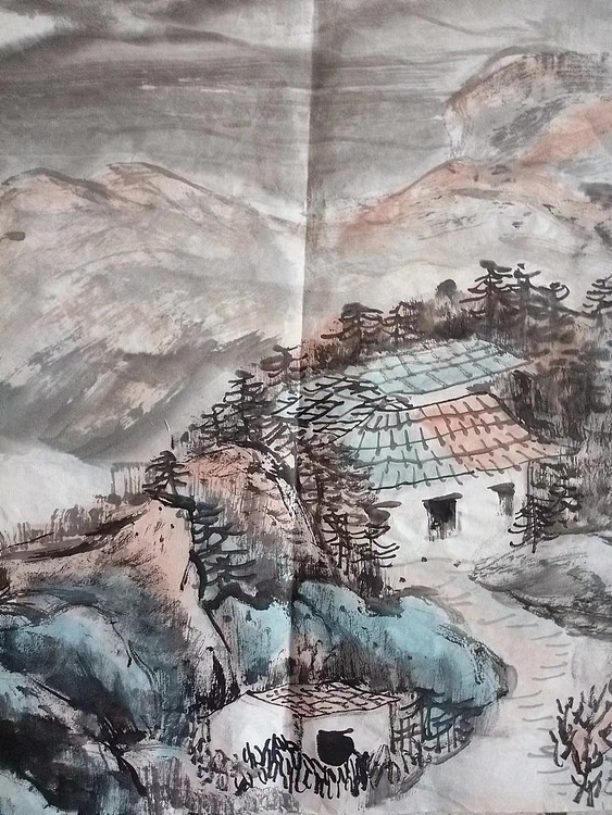 竹溪 国画⁻山水-登高远眺