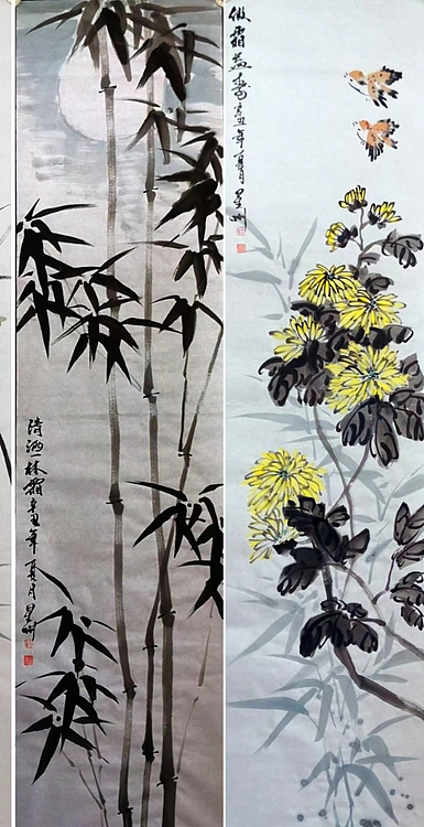安徽省美协会员 赵星州 四君子