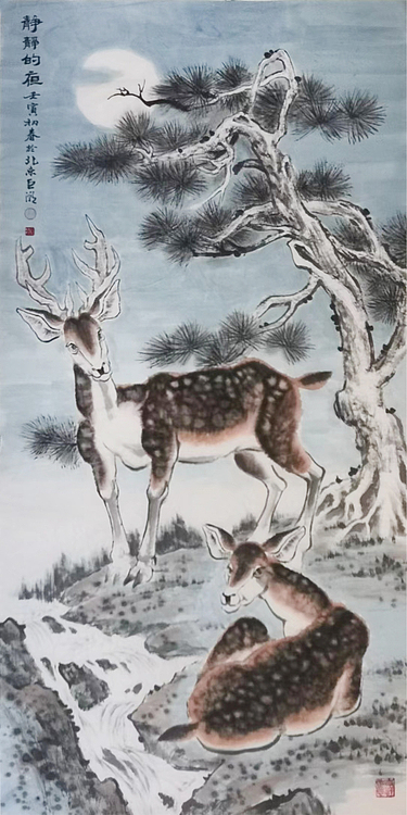 中国美术家协会会员，甘肃省国画院副院长巨潮教授