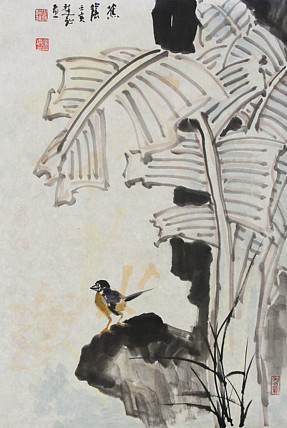 中美协会员 赵钲 写意花鸟国画