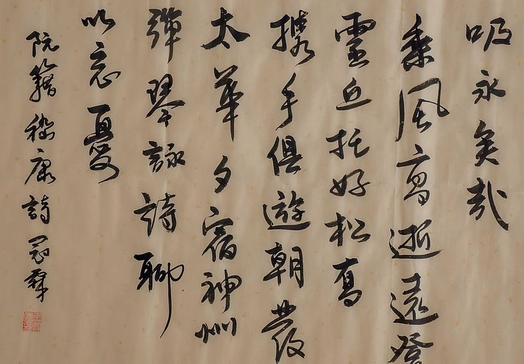 职业书画家 王冠霖 阮籍.嵇康诗各一首008