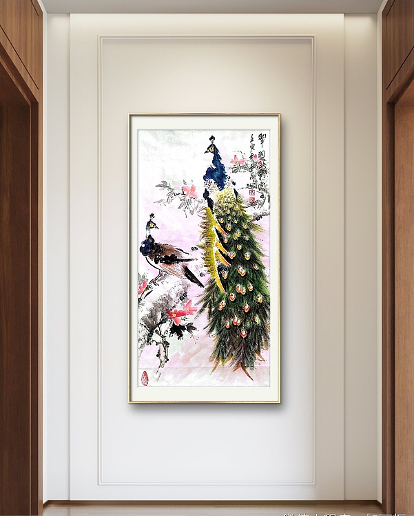 杜长义 翠羽映彩霞