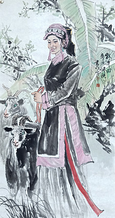 高级工艺师 一级美术师 山东省美协会员 赵书仁 写实人物作品