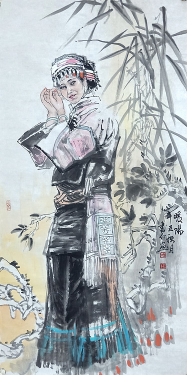 高级工艺师 一级美术师 山东省美协会员 赵书仁 写实人物作品