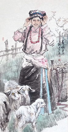 高级工艺师 一级美术师 山东省美协会员 赵书仁 写实人物作品