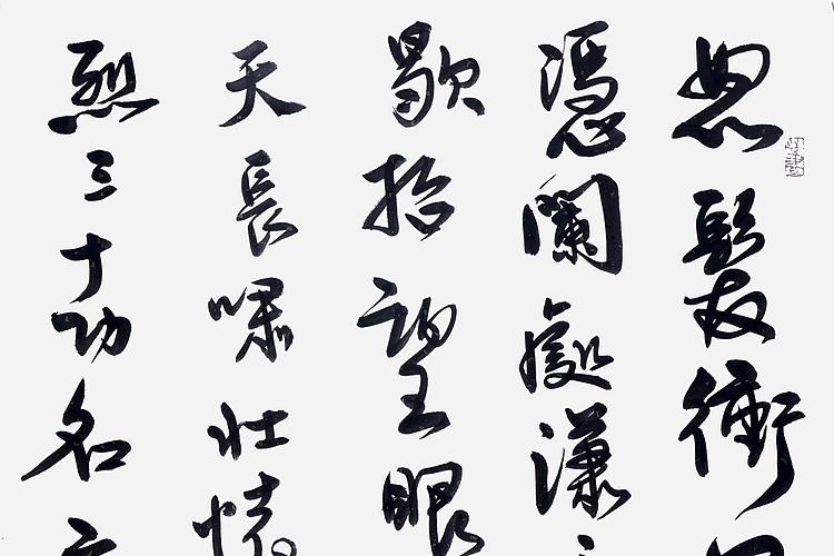 职业书画家 王冠霖 岳飞《满江红》0041