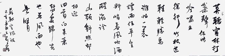 职业书画家 王冠霖 苏东坡《定风波》052