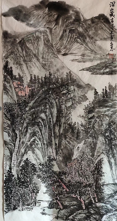 范立志 深山藏古寺