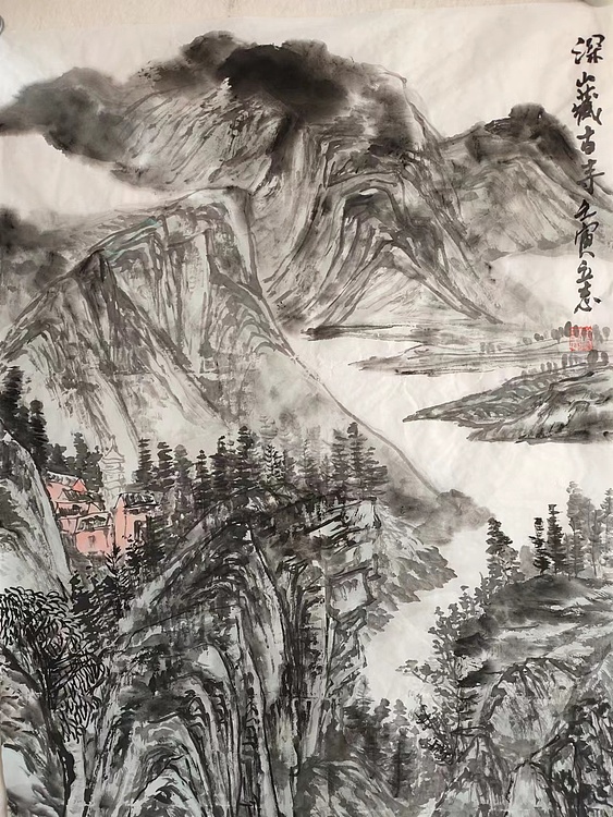 范立志 深山藏古寺