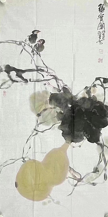 中美协会员，山东美协理事，山东省国画院副院长 牧青（李希勇）