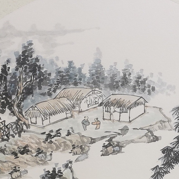 夏紫 山水小品