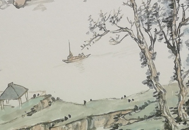 夏紫 山水小品