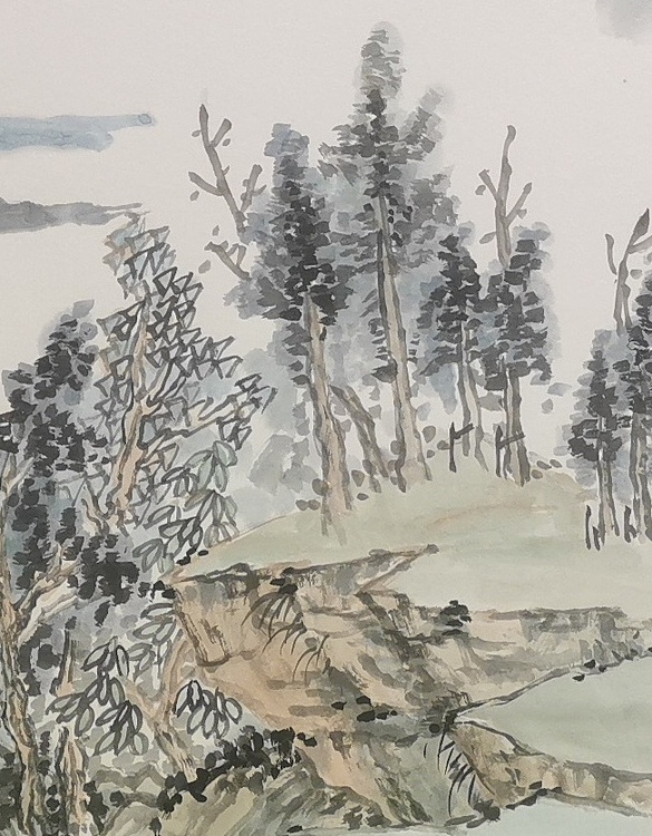 夏紫 山水小品