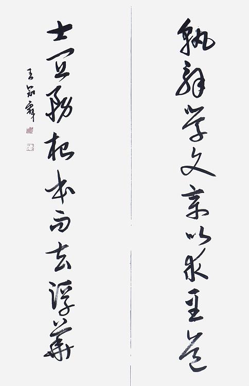 职业书画家 王冠霖 中堂对联056