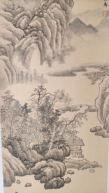 青年书画家 七汐 水墨山水