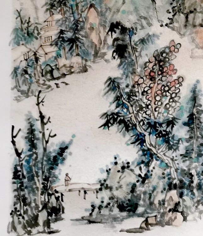 夏紫 小品山水