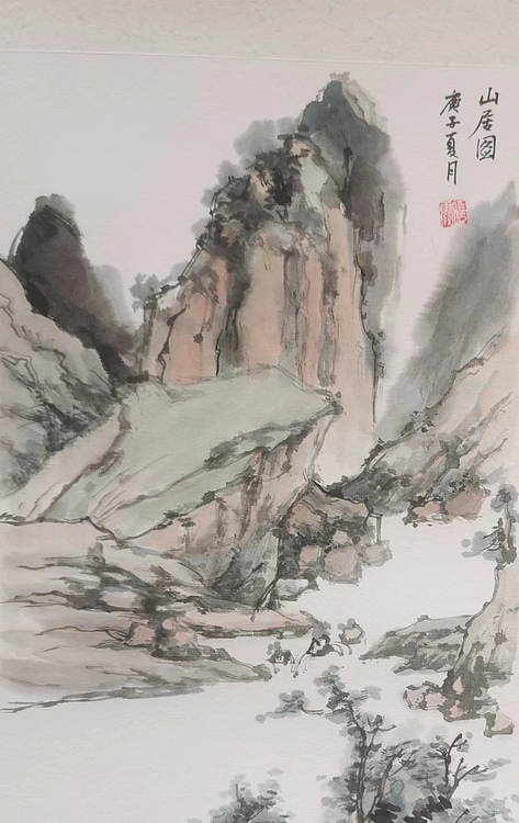 夏紫 《山水小品》