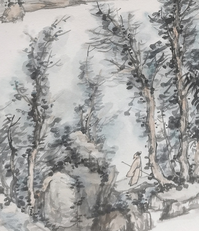 夏紫 《山水小品》