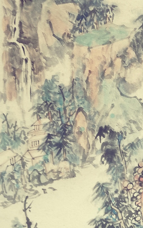 夏紫 小品山水