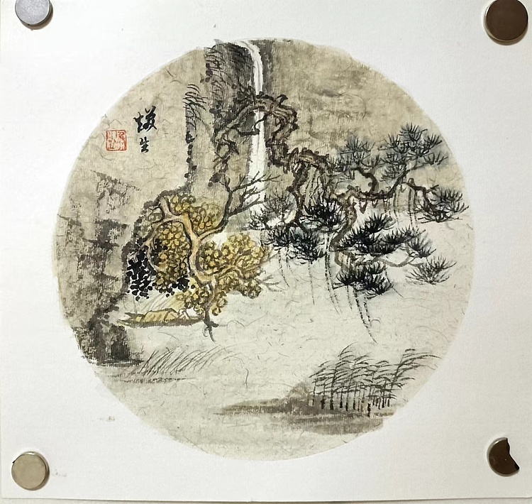 青年书画家 七汐 山水小品