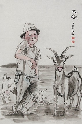 中国传媒大学艺术学硕士 万俊华 人物 国画