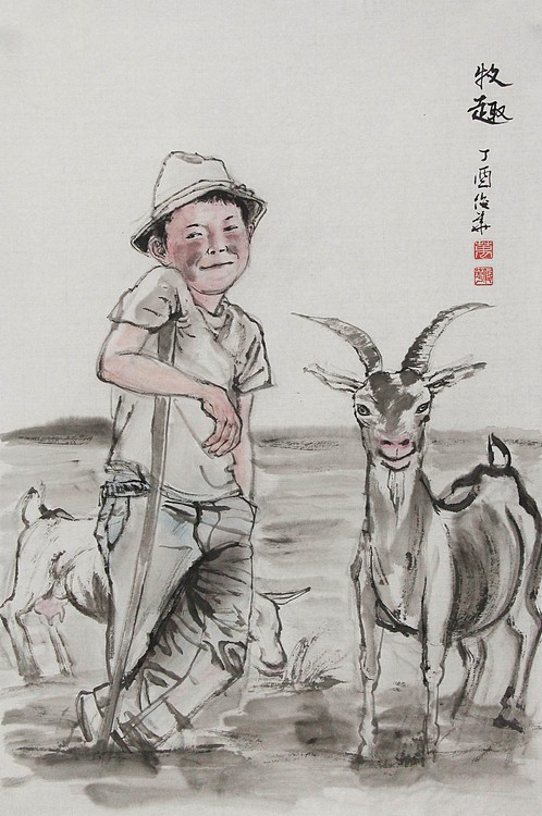 中国传媒大学艺术学硕士 万俊华 人物 国画