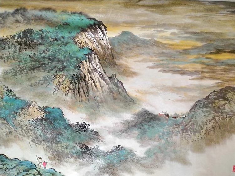 职业书画家 于恩沛 守望春山