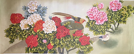 陈一茗 工笔花鸟