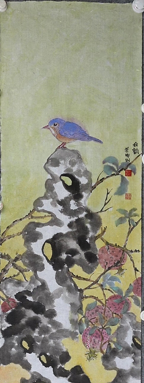 人大高研班 西安美协会员 来荣娜 花鸟画作品