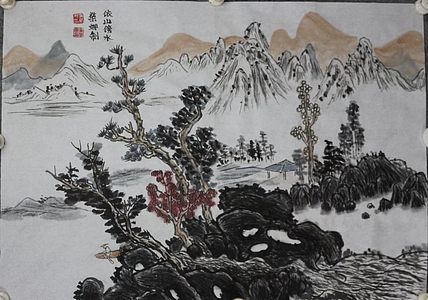 来荣娜 依山傍水