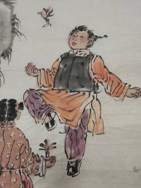 樊萍 《踢毽子》