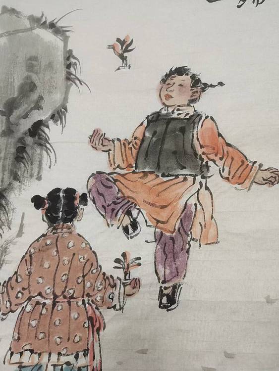 樊萍 《踢毽子》