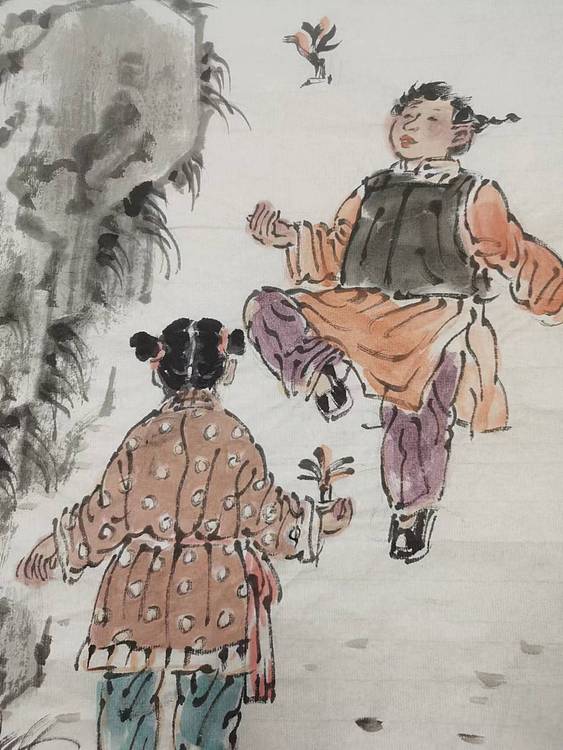 樊萍 《踢毽子》