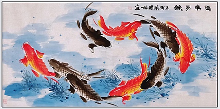高晓林 （3728）国家一级美术师，江苏省美协会员《连年有余》