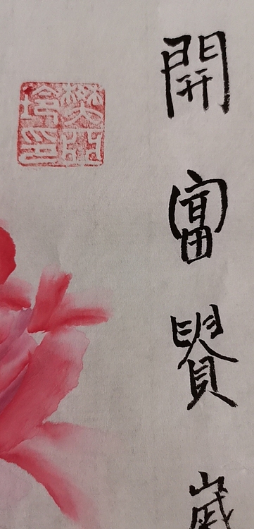 清荷 花开富贵