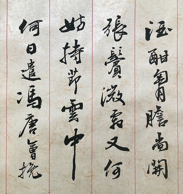 中书工委 赵兰全 国礼名家行书精品《苏轼&middot;老夫聊发少年狂》