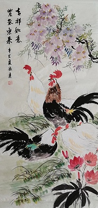 小雨 吉祥如意，紫气东来